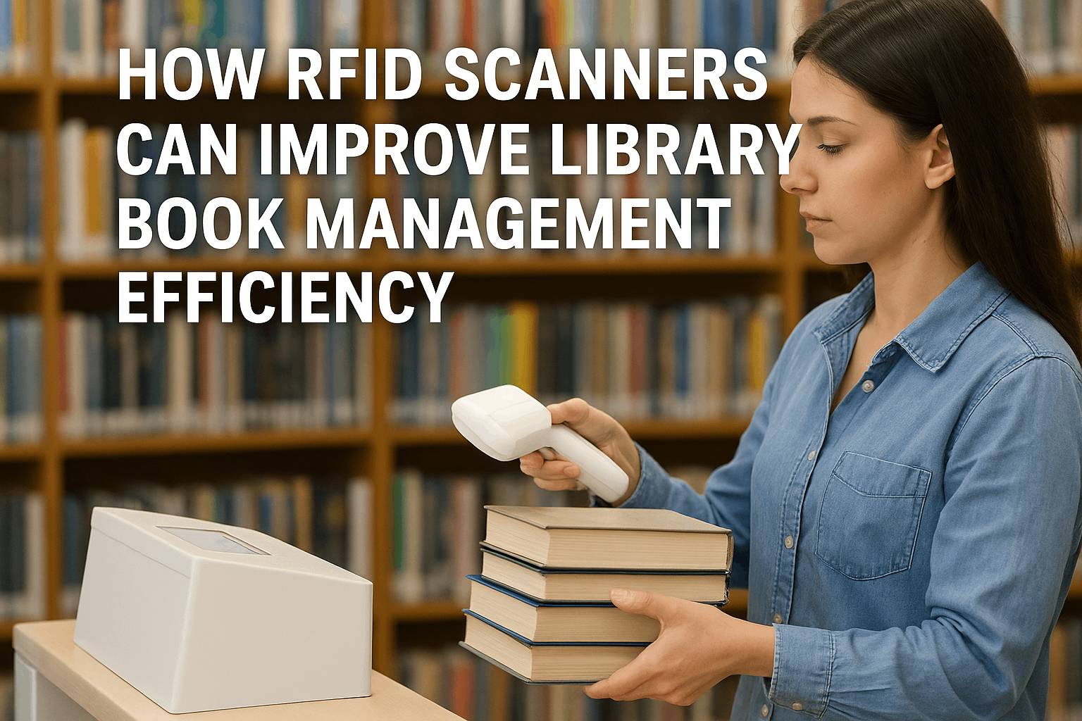 Comment les scanners RFID peuvent am&eacute;liorer l'efficacit&eacute; de la gestion des livres en biblioth&egrave;que